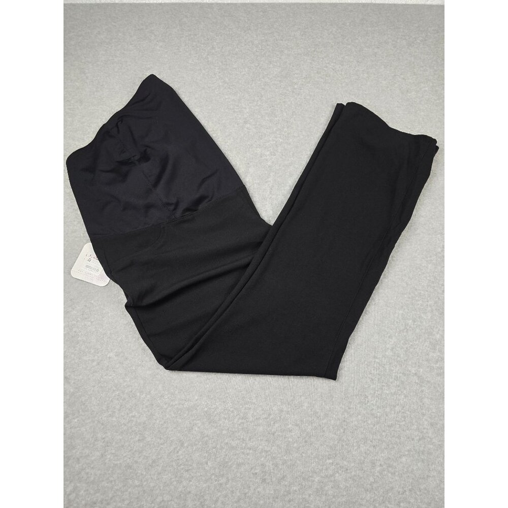 Isabel Maternity Women's Black Boot-cut Pants Size 18